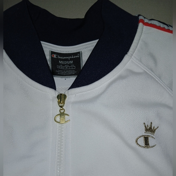 NWOT Champion Women's (M) Crown "C" Logo Full Zip Track Jacket. - Picture 2 of 6